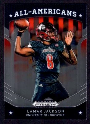 2019 Prizm Draft Picks AA Lamar Jackson Louisville Cardinals #59 - Image 1 of 2
