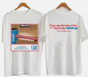 Costco Hot Dog & Soda Combo With Quote T-Shirt - Picture 1 of 6