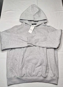 Trendy Queen Womens Oversized Hoodie Fleece Sweatshirts Long Large, Grey Rd Desc - Picture 1 of 12