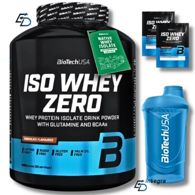 BIOTECH - Iso Whey Zero 1816 g Proteine Isolate del Siero + Shaker + 2 Monodose - Immagine 1 di 4