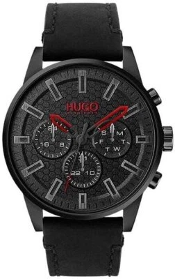 Hugo Boss Seek 1530149 DISPLAY Reloj Hombre Cuarzo 44mm Analógico Banda Negra Foto 1 de 3