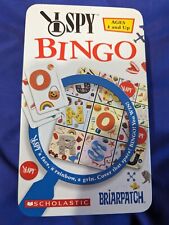 I Spy Bingo Game in metal tin Scholastic Briarpatch age 4+, Complete Contents