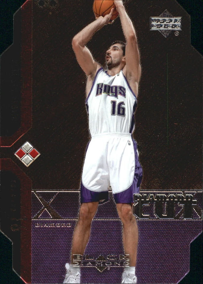 2004-05 Black Diamond Die Cuts Double Diamond #DC35 Peja Stojakovic Card - Image 1 of 2