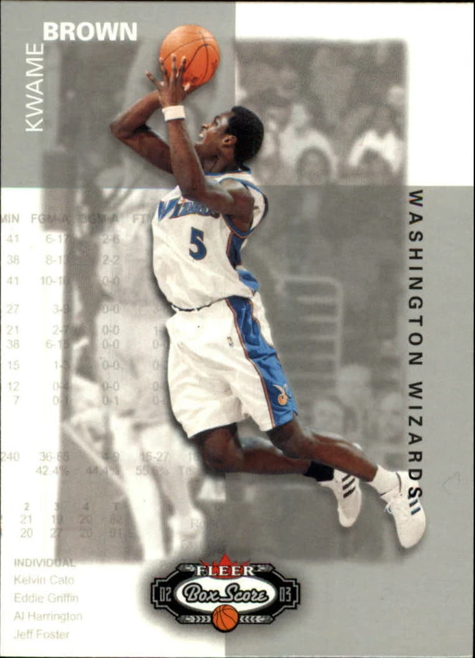 2002-03 Fleer Box Score Basketball Card Pick - Image 1 of 1