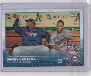 2015 Topps Opening Day DANNY SANTANA SSP Image/Photo Variation #30 Twins - Picture 1 of 2