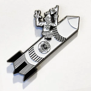 THE RAMONES Rocket To Russia Emaille Pin Punk Rock cbgb dee dee - Bild 1 von 1