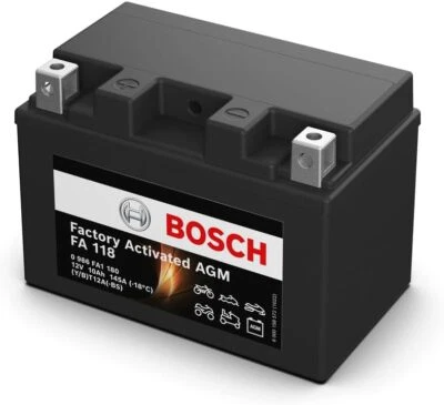 BATTERIA YT12A-BS SIGILLATA BOSCH FA118 SYM Joy Max Z E5 300 2021-2023 - Imagen 1 de 4