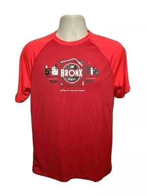 Camiseta deportiva roja mediana NYRR New York Road Runners Bronx 2019 10 millas para hombre Foto 1 de 4