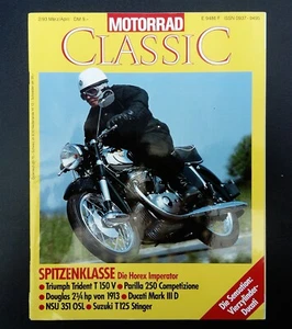Motorrad Classic 2.1993 , Horex Imperator, Ducati 250 Desmo, NSU 351 OSL  - Bild 1 von 4