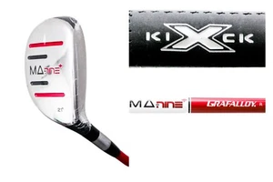KICK X MA-Nine Hybrid Golf Club Grafalloy Regular Flex Right Hand 21 Degree Loft - Picture 1 of 6