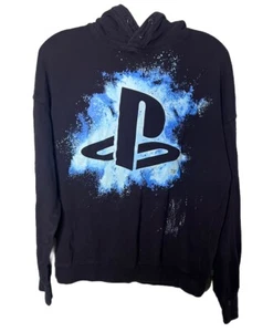 H&M Playstation Hoodie Kids Youth Black Size 16/18 - Picture 1 of 5