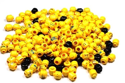 Lego® 20x Köpfe für Figuren bunt gemischt - City, Ritter, Space, castle, black - Bild 1 von 2