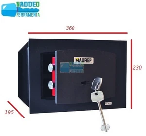 CASSAFORTE MAURER mm. L.360 x P.195 x H.230 - Foto 1 di 1