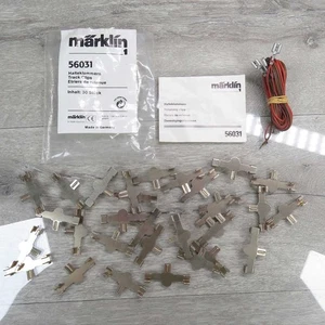 MÄRKIN 56031 - Spur 1 - 30x Halteklammern + 4 Anschlusskabel - OVP - #C13907 - Picture 1 of 5