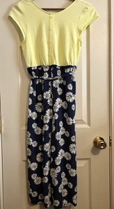 Girls Clothing Lot Size XL 18 Jumpsuit, Romper, Dress Floral Prints 3 Pieces - Picture 1 of 16