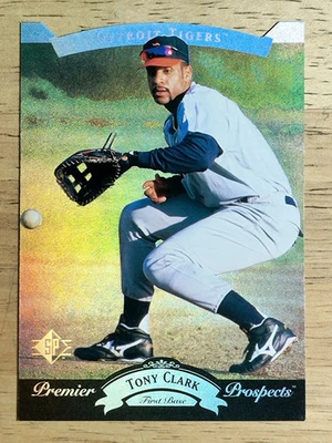 Lámina Tony Clark 1995 SP plata #16 Foto 1 de 2
