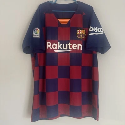 Messi 2019-2020 Barcelona Home Nike  Jersey Shirt Youth Size Large Soccer — 第 1/4 张图片