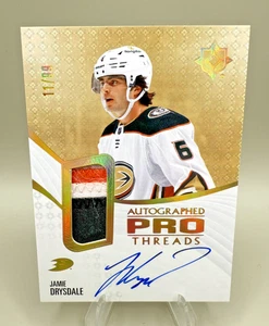 Jamie Drysdale 2023-24 UD Ultimate Patch Auto 🔥Autographed Pro Threads /99🔥 - Picture 1 of 2