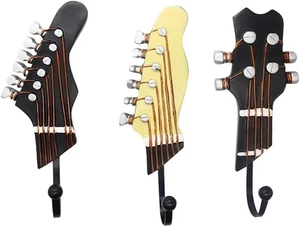 Ganchos decorativos en forma de guitarra vintage KUNGYO perchas para gancho-A - Imagen 1 de 7
