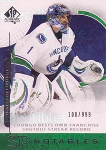 2008-09 Sp Authentic #144 Roberto Luongo - Picture 1 of 1