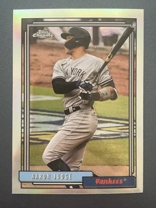 2021 Topps Update Series - 1992 Topps Redux Chrome #TC92-2 Aaron Judge - Picture 1 of 2