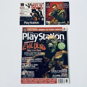 PlayStation Magazine Complete With Both Demo Discs PS1 Evil Dead Issue #43 2001 - Picture 1 of 10