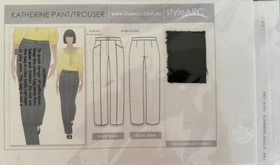 STYLE ARC Women's Sewing Pattern Pants Trousers KATHERINE Size US 16 AU 20 UC - Image 1 of 2