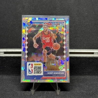 2023-24 NBA Hoops Premium - Rising Stars Scoot Henderson #280 Ice Prizm (RC) - Image 1 of 2
