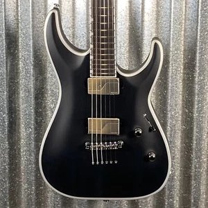 ESP LTD MH-1000NT Neck Thru Bold Binding Black Satin Guitar #1040 Used - Picture 1 of 11