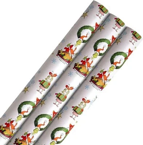 Hallmark OFFICIAL Dr Seuess The Grinch Christmas Wrapping Paper Rolls 4m Rolls - Picture 1 of 12
