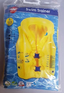 Wehncke Gelbe aufblasbare Schwimmweste Schwimmhilfe Gr.2 30-60kg 6-12 Jahre Neu - Bild 1 von 5