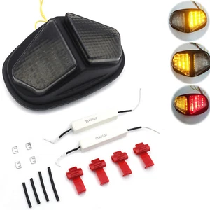 Smoke Led Tail Light Brake Light Turn Signal For 04-05 Triumph Daytona 600/650 - Picture 1 of 6