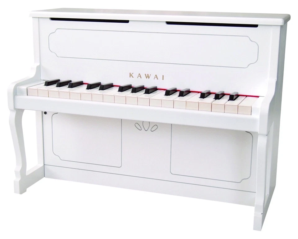 Pianoforte verticale KAWAI 32Key1152 colore bianco strumento musicale mini pianoforte giocattolo - Immagine 1 di 4