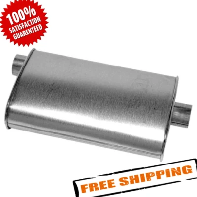 Walker Exhaust 21200 Quiet-Flow Stainless Steel Oval Aluminized Exhaust Muffler - Image 1 of 4