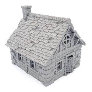 Small Rural Cottage House for D&D 3D Printed Scenery Tabletop Village Terrain - Picture 1 of 11