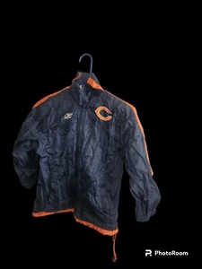 Chicago Bears Youth Jacket Size S (8) Reebok Blue Winter Coat Football NFL - Picture 1 of 6