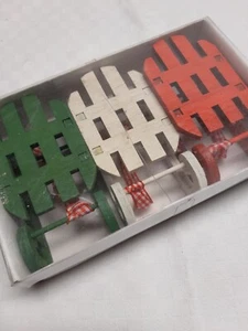 3 er Set Mini Schlitten aus Holz, Landhaus, Weihnachten, basteln, Deko - Bild 1 von 2