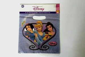 Disney Princes 8"x8" Treat Bags Snow White Cinderella & Belle with Tinker Bell ( - Picture 1 of 2