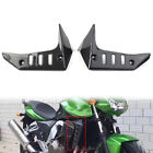 Motorcycle Side Cover Fairing Frame Protector Fit kawasaki Z750 2004 - 07 Carbon