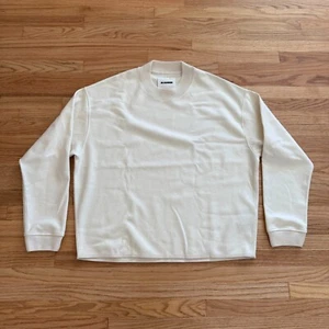 Jil Sander Boiled Merino Wool Pullover Off White - Picture 1 of 10