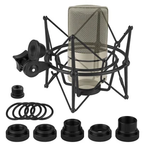 Geekria Stoßhalterung Mikrofonhalter für MXL 770, 990, R77, TEMPO, V67, 2006 - Bild 1 von 6