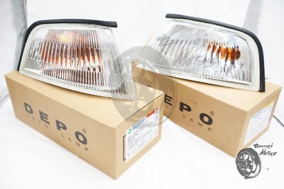 Mitsubishi Lancer Evolution 4 CN9A Mirage CM2A CM5A Front Corner Lamp L  R set - Image 1 of 4