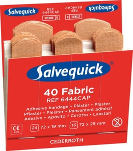 Salvequick steril Pflaster Stoff Refill 6444 6x40 Stk XXL Packung - Bild 1 von 1