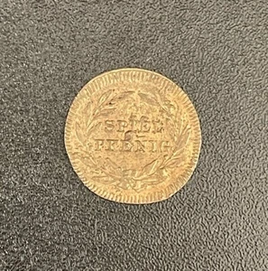 Ficha contadora alemana Spiel Pfenig - Antigua moneda extranjera antigua - Imagen 1 de 2