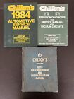 Lot Of 3 Chilton Haynes Car Repair Manuals Books Air Condition Emissions Wiring