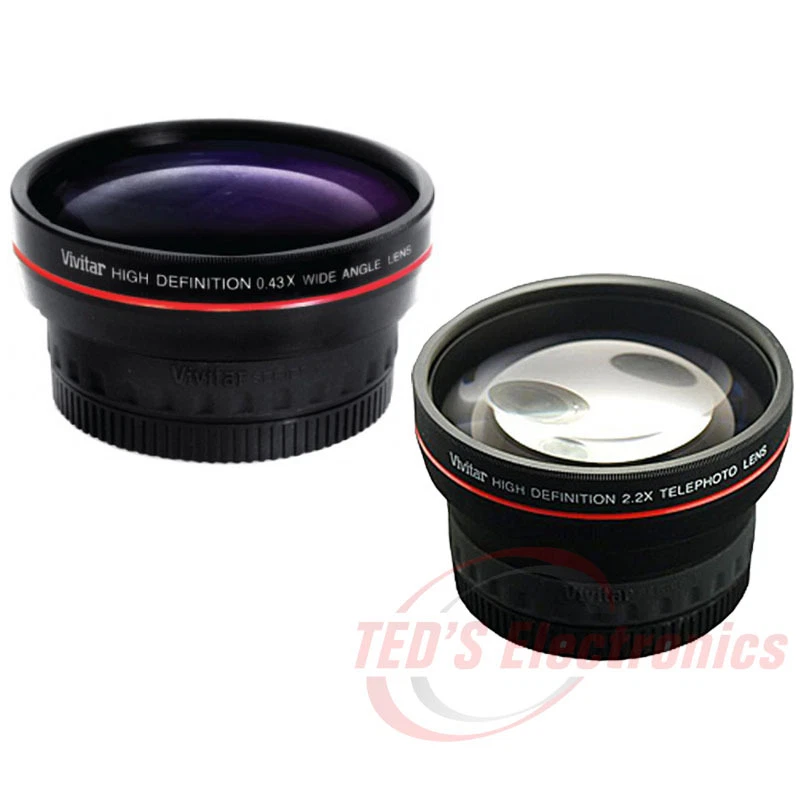 58mm Telephoto and Wide Angle Lens for SLR DIGITAL CAMERAS - Image 1 of 1