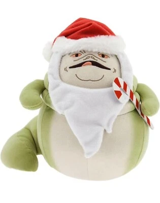 Disney Jabba The Hutt Holiday Plush - Star Wars - 11 inches Santa Hat Holiday - Image 1 of 4