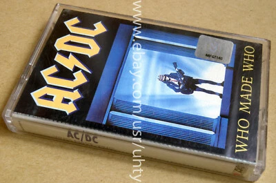 AC/DC ACDC WHO MADE WHO RARE UKR ORIGINAL TAPE CASSETTE AUSTRALIA ROCK - Image 1 of 2