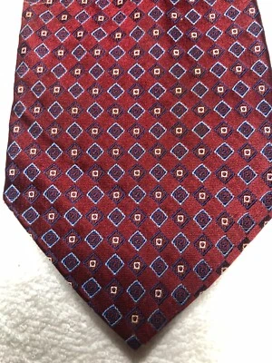 PAUL DIONE CORBATA HOMBRE ROJA CON AZUL Y ORO 3,75 X 61 Foto 1 de 4
