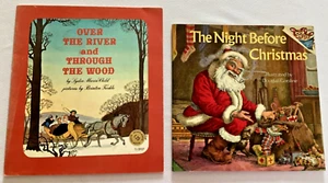 Vintage Kinder Weihnachtsbuch Konvolut Erstdruck über den Fluss & durch den Wald - Bild 1 von 7